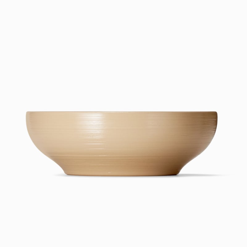めぐる5寸深皿・白刷毛目/内朱 | 漆器「めぐる／めぶく」公式