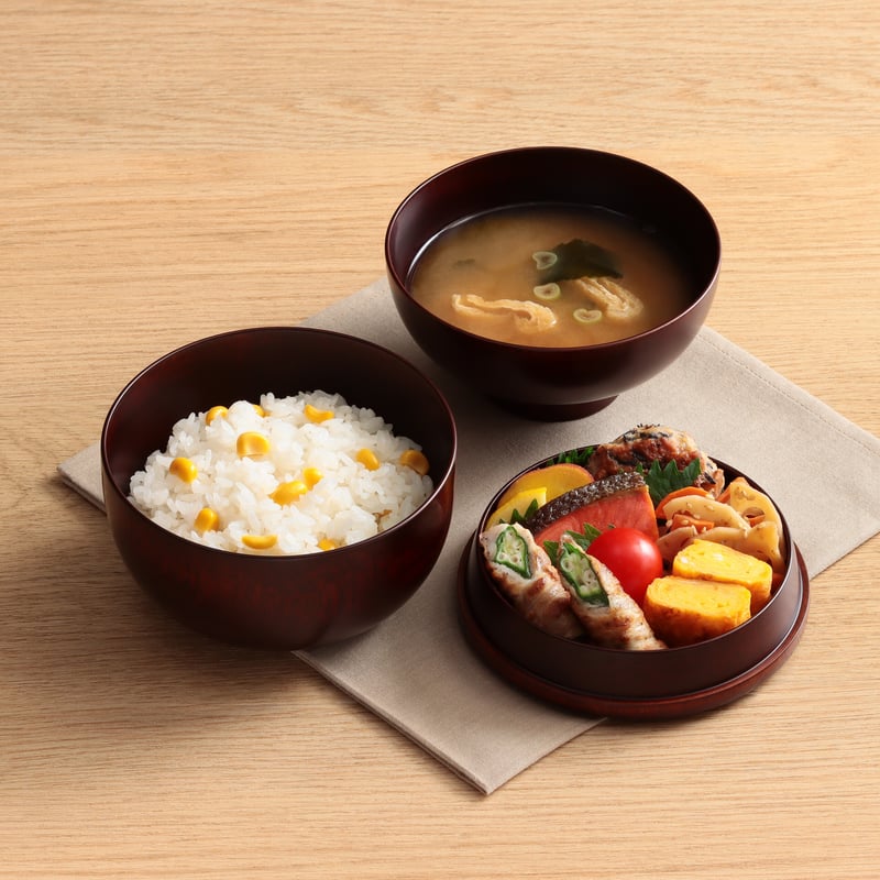 お弁当箱 漆器 めぶく」-漆の種に願いを託すお弁当箱- | 漆器「めぐる／めぶく
