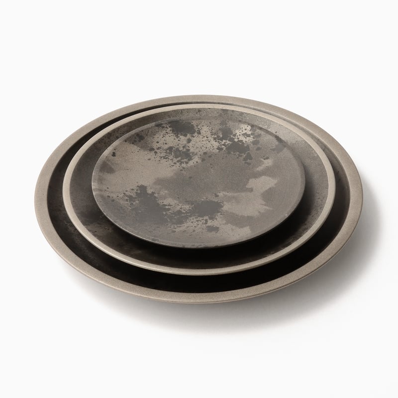 漆器小皿 漆器=小皿（文字）（皿・プレート類）