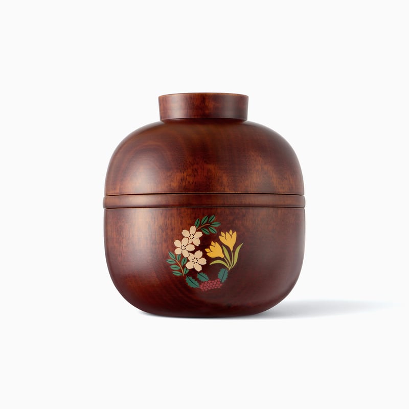 おあつらえ】めぶく弁当箱用・誕生花蒔絵（めぶくと一緒にご注文