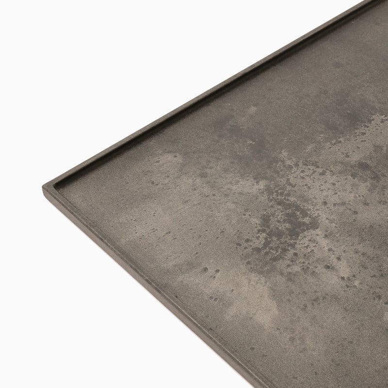 めぐる長角折敷・四分一塗り（月面柄） | 漆器「めぐる／めぶく」公式