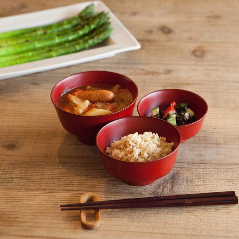 漆器 収納箱 会津塗 赤い花 デザイン 亀仙製 現在受注期間外【と