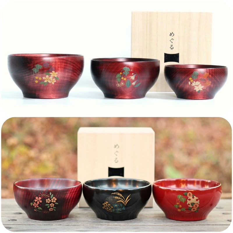 オプション】めぐる用・誕生花蒔絵（水平・日月の器と一緒にご注文