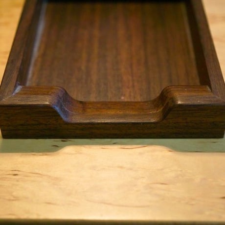 Rosewood Memo Tray