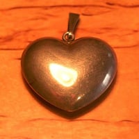 Silver Heart Pendant Top