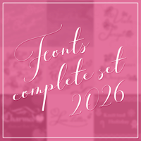 フォントコンプリートセット2026