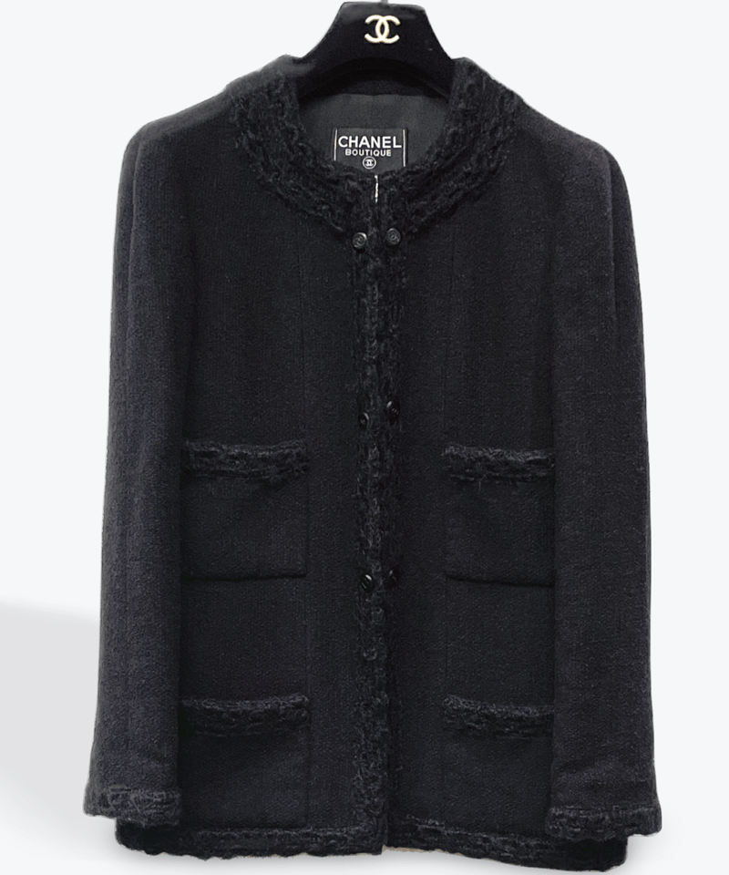 CHANELノーカラージャケット38