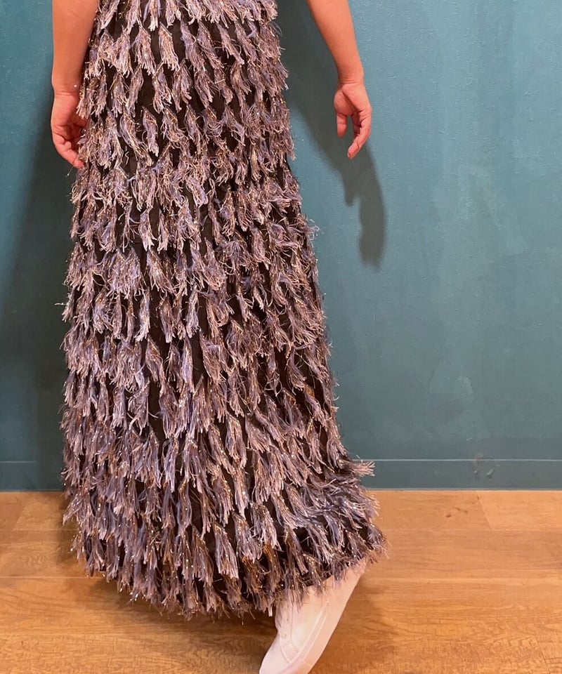 USED【MAISON SPECIAL】ラメフリンジワンピース＆スカート | マルアール 