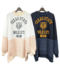 ロゴニット×スウェット