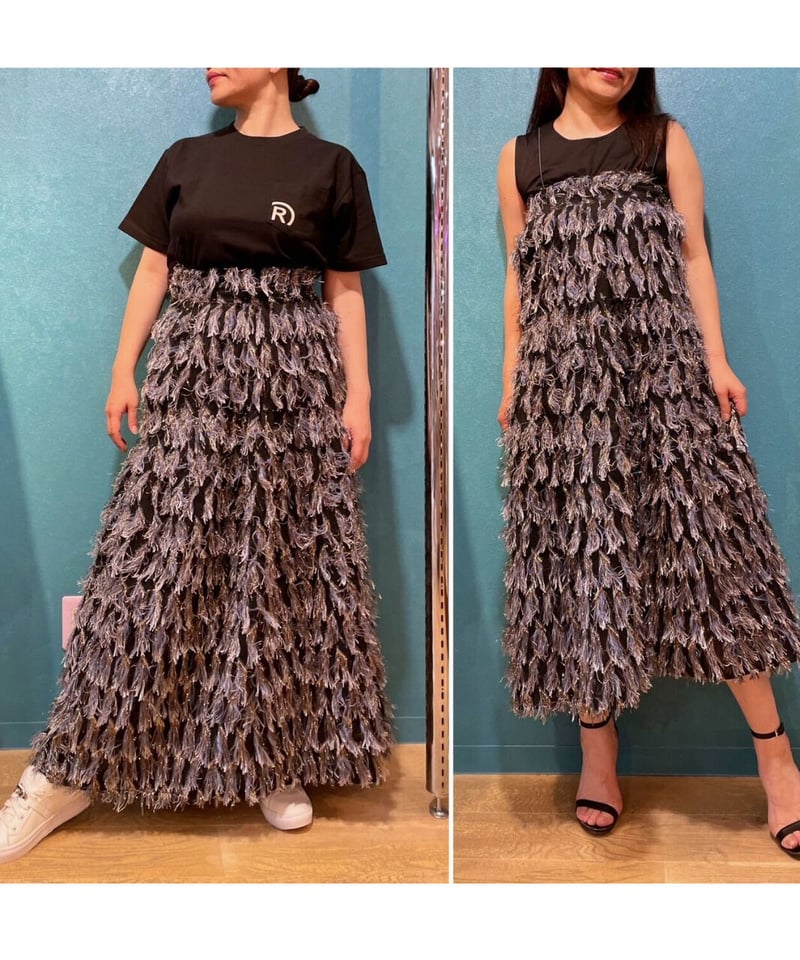 USED【MAISON SPECIAL】ラメフリンジワンピース＆スカート | マルアール 