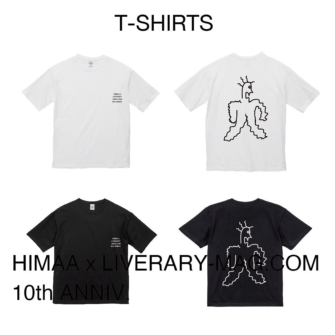 ステッカー付き【平山昌尚/HIMAA】x【LIVERARY】10thANNIV.GOODS