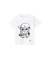 らいぶーくんT-SHIRTS／ホワイト／ブラック