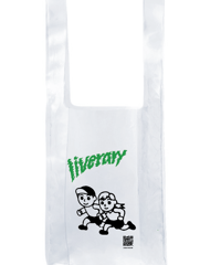 NEW LIVERARY ビニールバッグ（GREEN/BLACK）