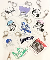 LIVERARY 10th Anniversary Key Chain (全10種)