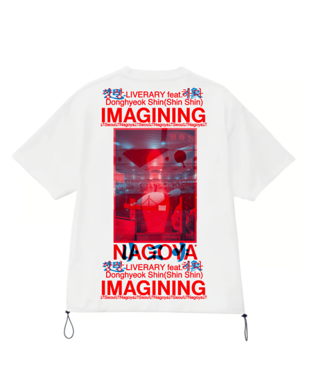 "IMAGINING"想像 상상하다 半袖TEE（１）