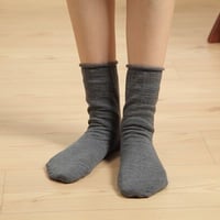 LC内シルク外ウール先丸ソックス