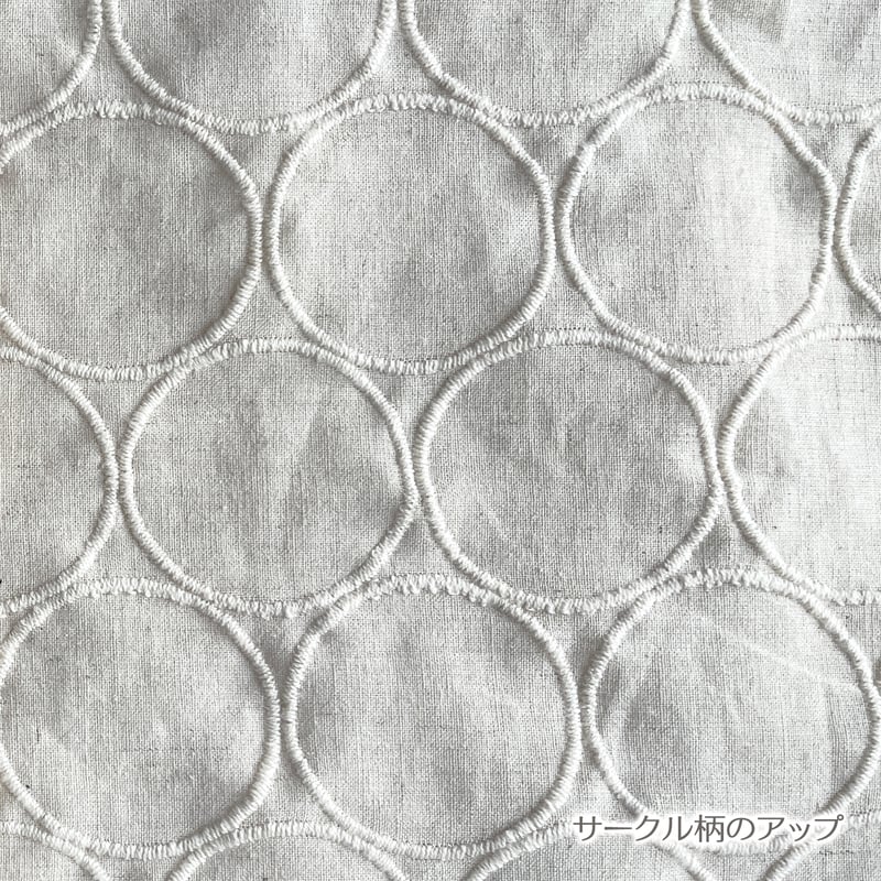 上品な立体刺繍×2種】リネンコットン レース刺繍トートバッグ | 温活