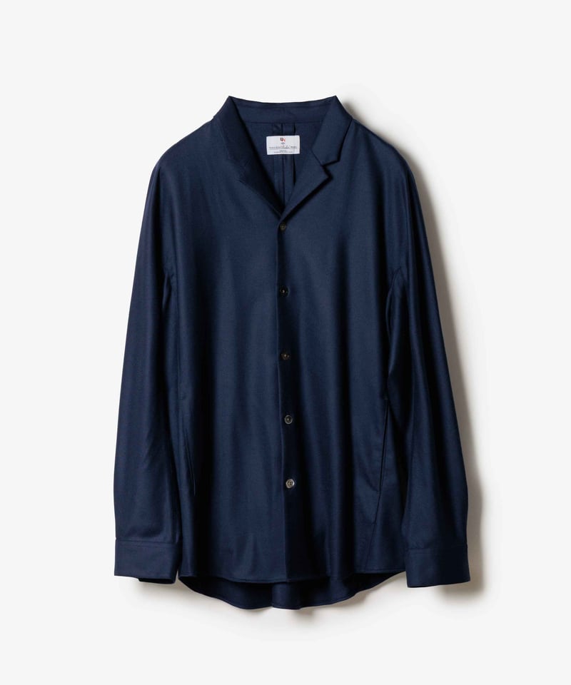 ★オーダー　みる★ページ MB ULTIMATE 尾州ウール オープンカラーシャツアウター | MB