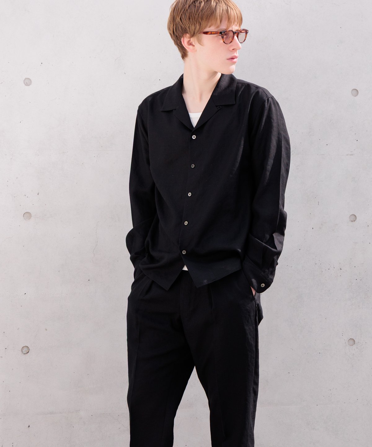MB ULTIMATE FABRIC オープンカラーシャツ fabric by soalon