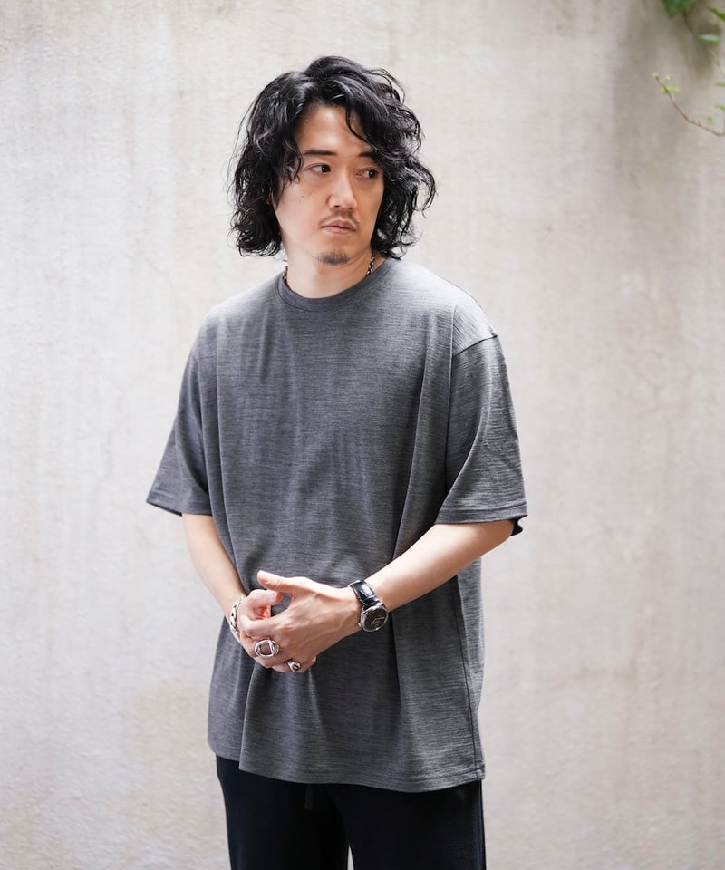 1/18発売】MBハイエンド尾州ウールTシャツ ビッグサイズモデル | MB