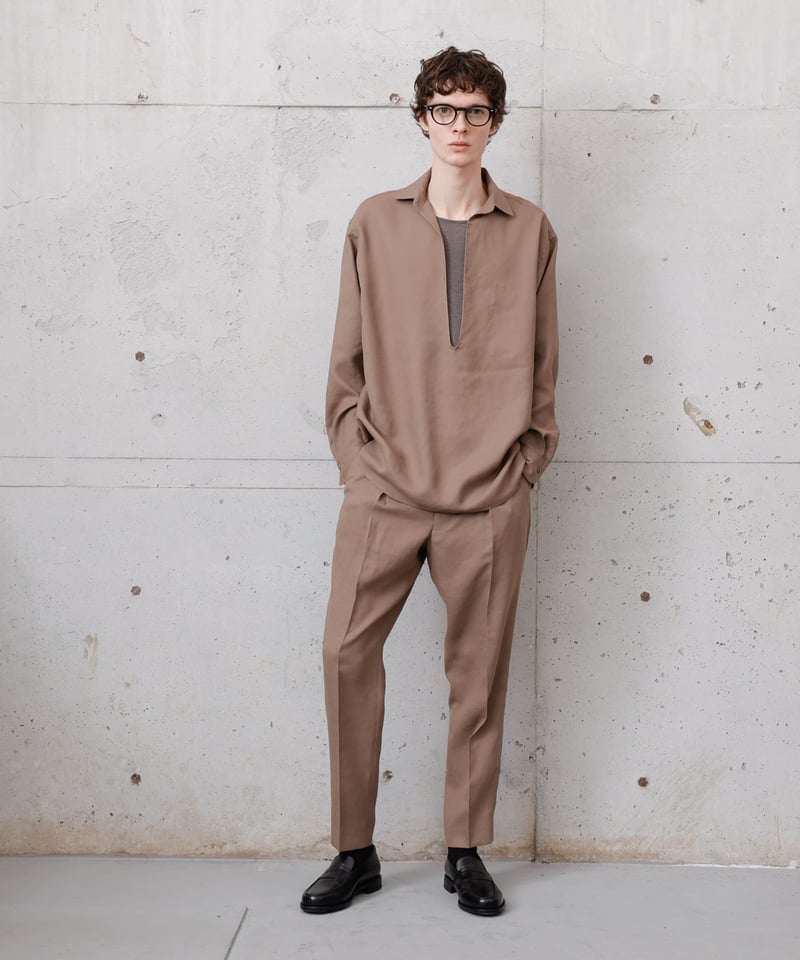 MB ヴァルーズシャツ&スリムスラックス soalon ソアロン セットアップ MB ULTIMATE FABRIC ヴァルーズシャツ by soalon | MB -the