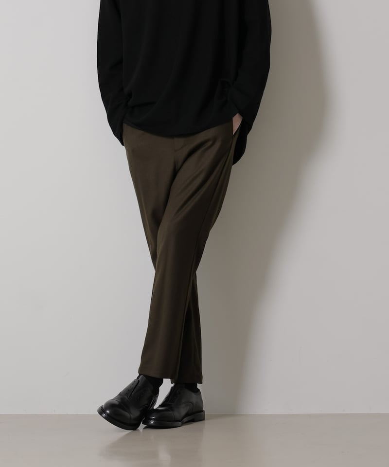 MB ULTIMATE FABRIC 梳毛カシミヤ ストレッチフラノ サルエル