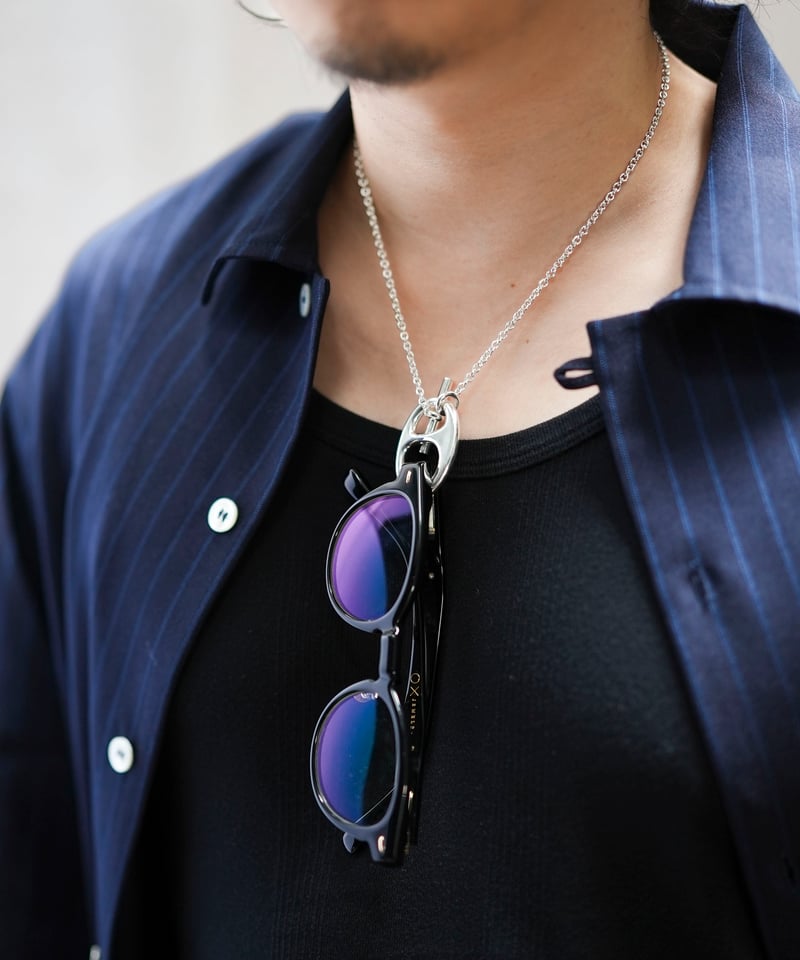 OX JEWELRy Anchor Chain GrassHolder Necklace |