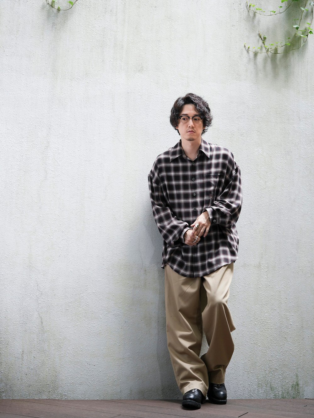MBハイエンド オーバーチェックシャツ | MB -there is a reason for