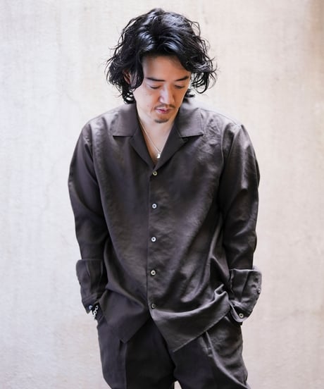 MB ULTIMATE FABRIC オープンカラーシャツ fabric by soalon