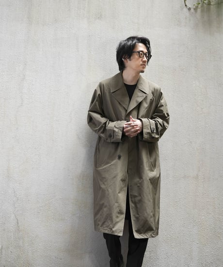 MB ULTIMATE FABRIC  MEMORY TWILL シングルトレンチコート by LIMONTA ITALY