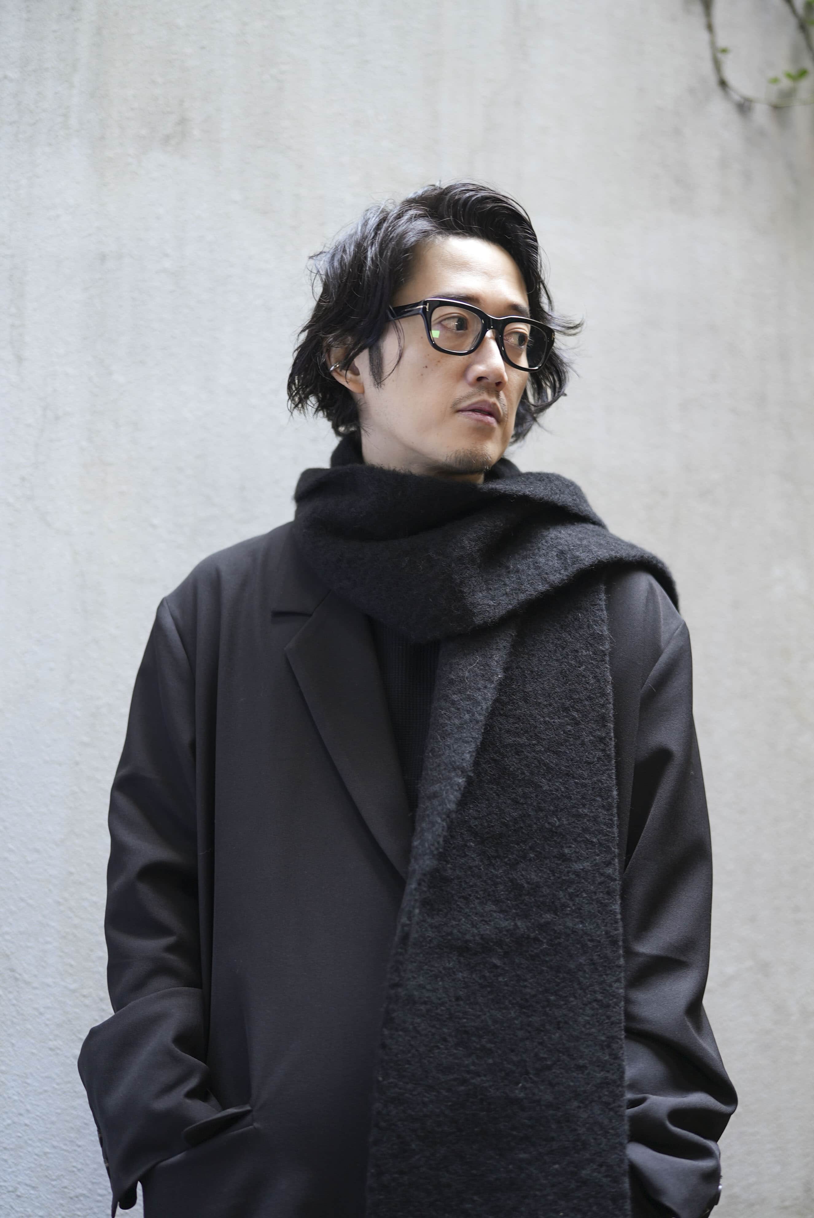 MB ULTIMATE FABRIC アルパカロングマフラー Fabric by Italy