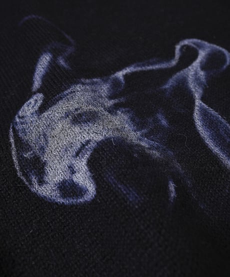 MB ULTIMATE FABRIC ベビーアルパカ グランジニット グラフィック