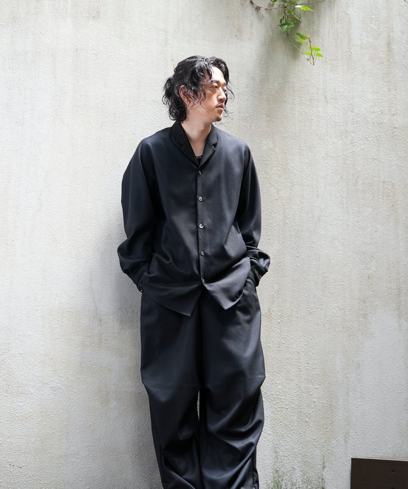 MB ULTIMATE 尾州ウール オープンカラーシャツアウター | MB