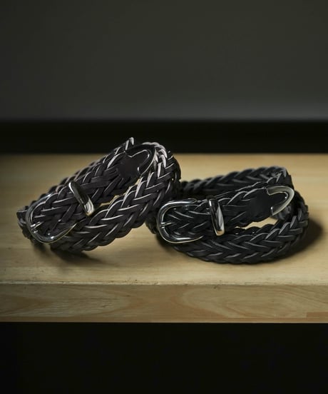 MB ULTIMATE FABRIC レザーメッシュベルト by BRITISH BRIDLE LEATHER
