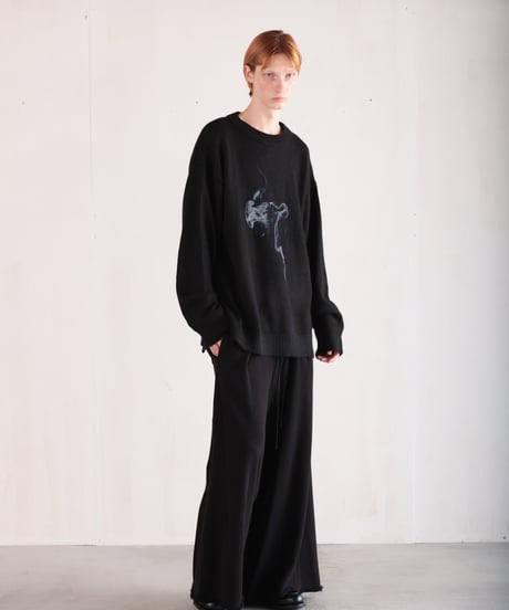 MB ULTIMATE FABRIC ベビーアルパカ グランジニット グラフィック