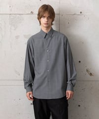 MBハイエンド尾州ウール Super140's ULTRAFINE WOOL パーマネントシャツ
