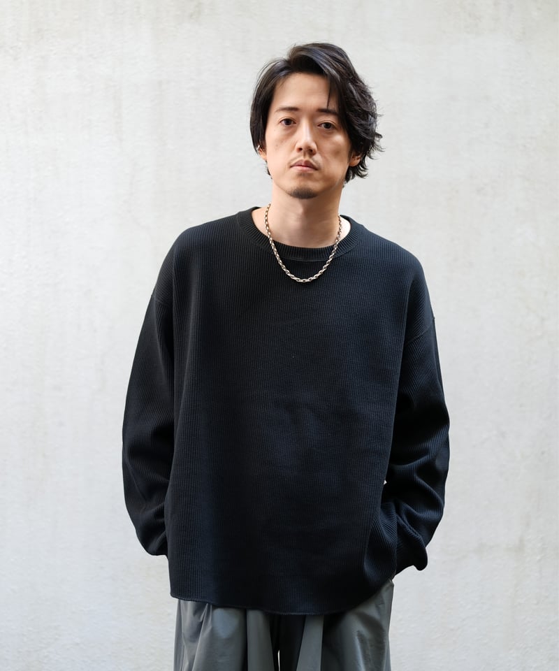 MBハイエンド ワッフルカットソークルーネック | MB -there is a MBハイエンド ワッフルカットソークルーネック | MB -there is a