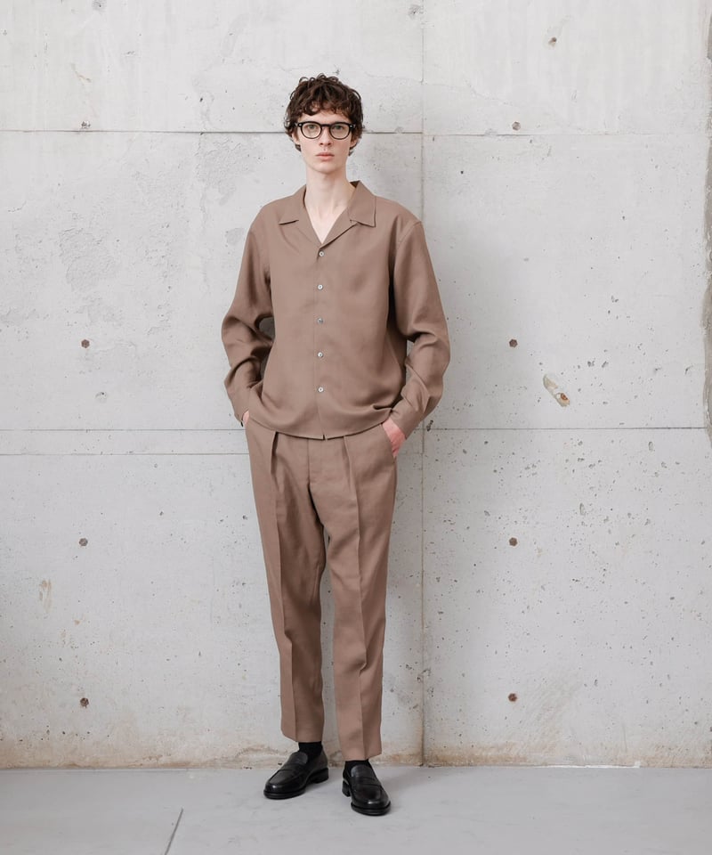 MB ULTIMATE FABRIC オープンカラーシャツ by soalon | MB -t