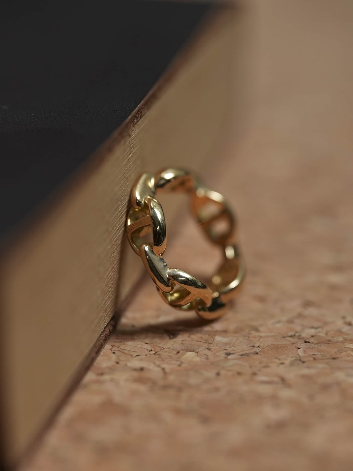 アクセサリー High-End Anchor Chain Classic Pinky Ring High-End Anchor Chain Classic Pinky Ring