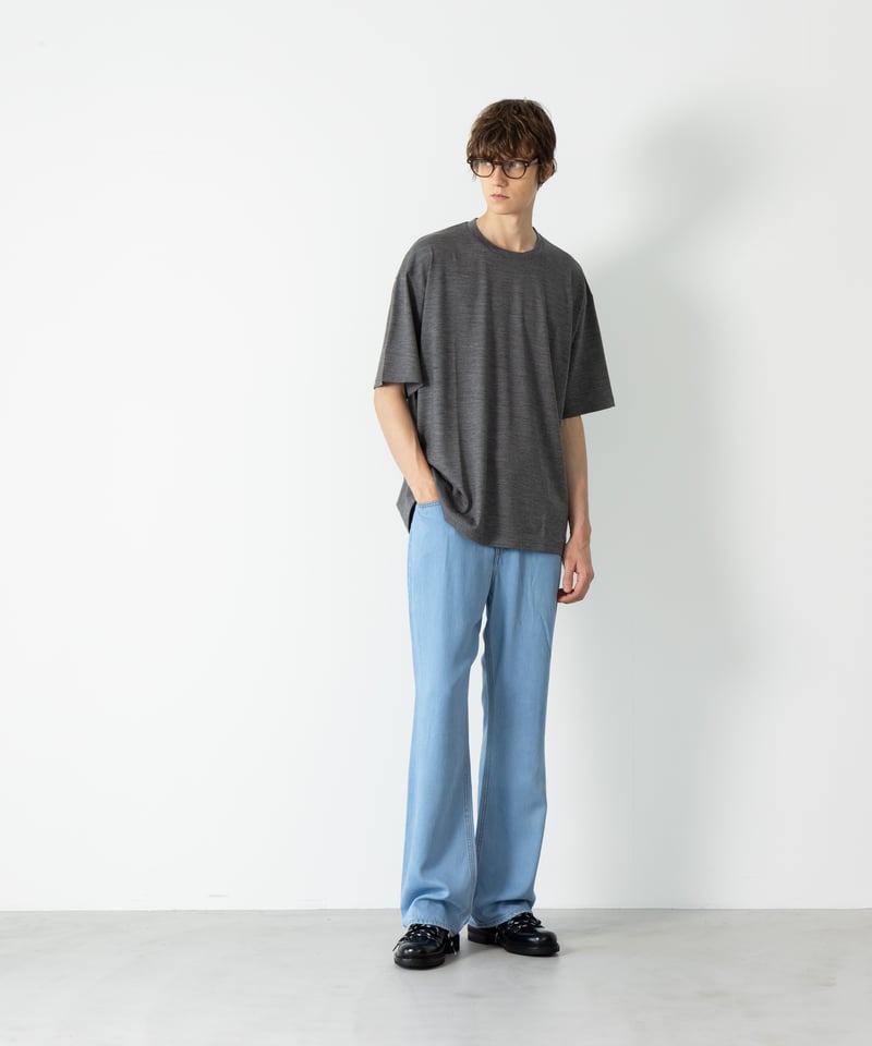 MBハイエンド尾州ウールTシャツ ビッグサイズモデル | MB -there is a