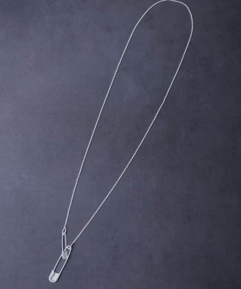 OX JEWELRy Safety Pin Long Necklace | MB -there