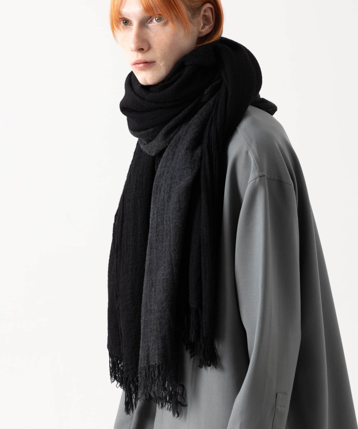 MB ULTIMATE FABRIC 縮絨ウールボリュームストール | MB -there i MB ULTIMATE FABRIC 縮絨ウールボリュームストール | MB -there i