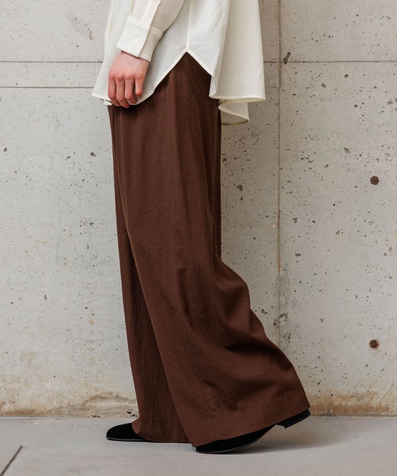 MBハイエンド尾州・近江晒加工Super120's ウール ハイウエスト