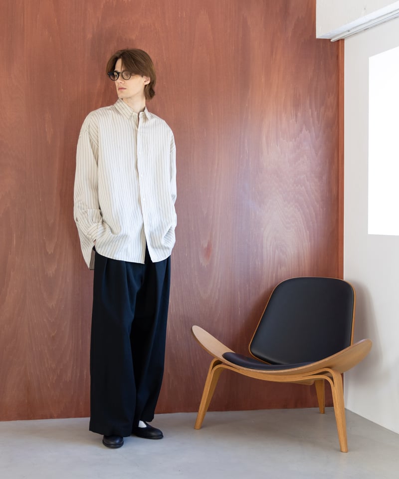 MB ハイエンドストライプビッグシャツ fabric by ACAR | MB -there