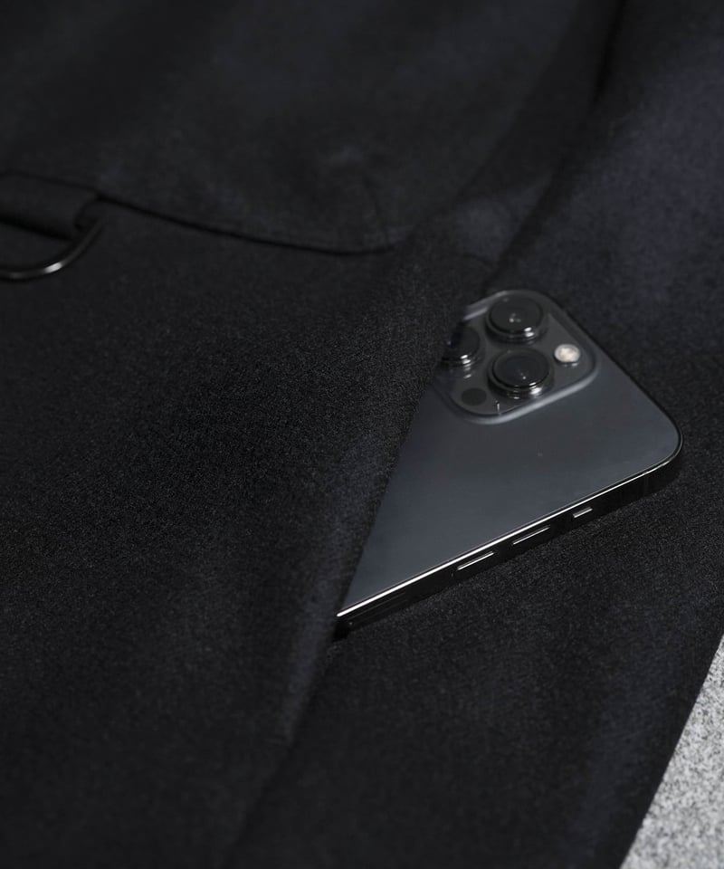 MBハイエンド尾州ウール 60/2 WORSTED WOOL ダブルメルトンコート | MB