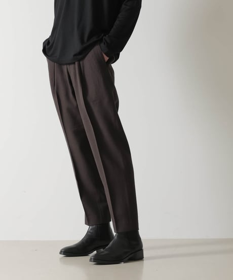 MBハイエンド尾州 近江晒ウール スリムスラックス