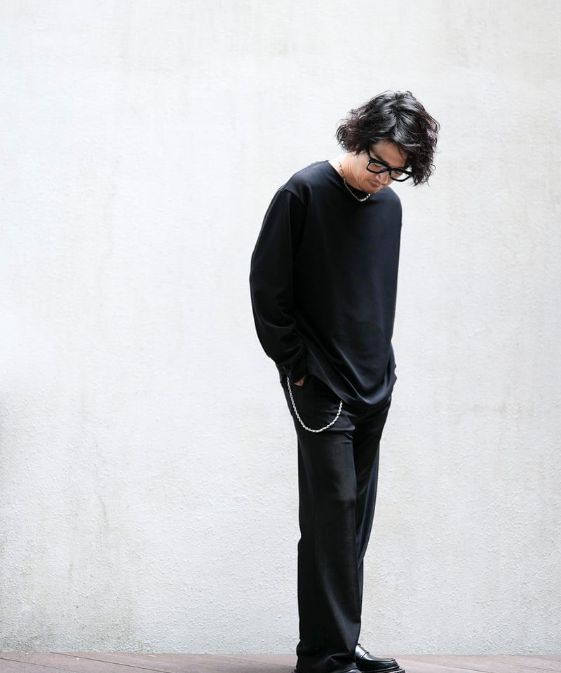 MBナロープリーツカットソーロングスリーブ Sサイズ ブラック MBナロープリーツカットソーロングスリーブ | MB -there is a