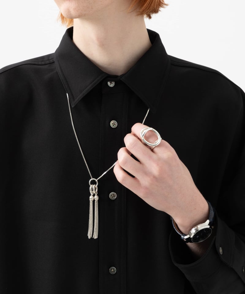 OX JEWELRY High-End SILVER CLASSIC TASSEL NECKL OX JEWELRY High-End SILVER CLASSIC TASSEL NECKL