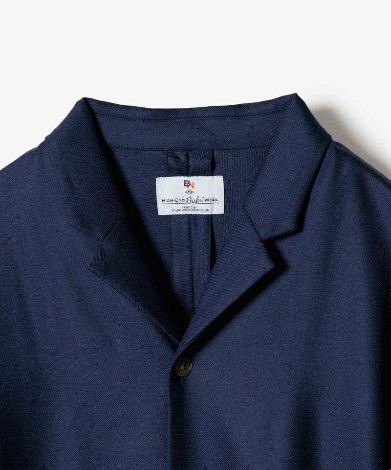 MB ULTIMATE 尾州ウール オープンカラーシャツアウター | MB -there is