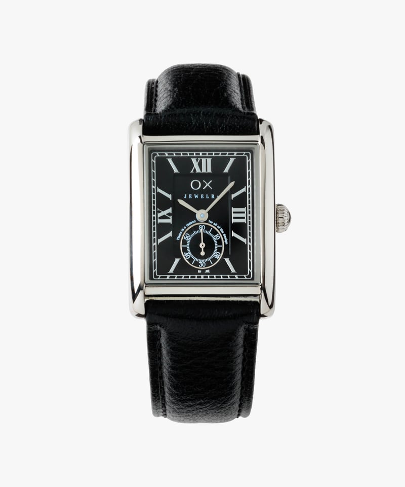 OX JEWELRy Signature Line Classic Rectangle Fac